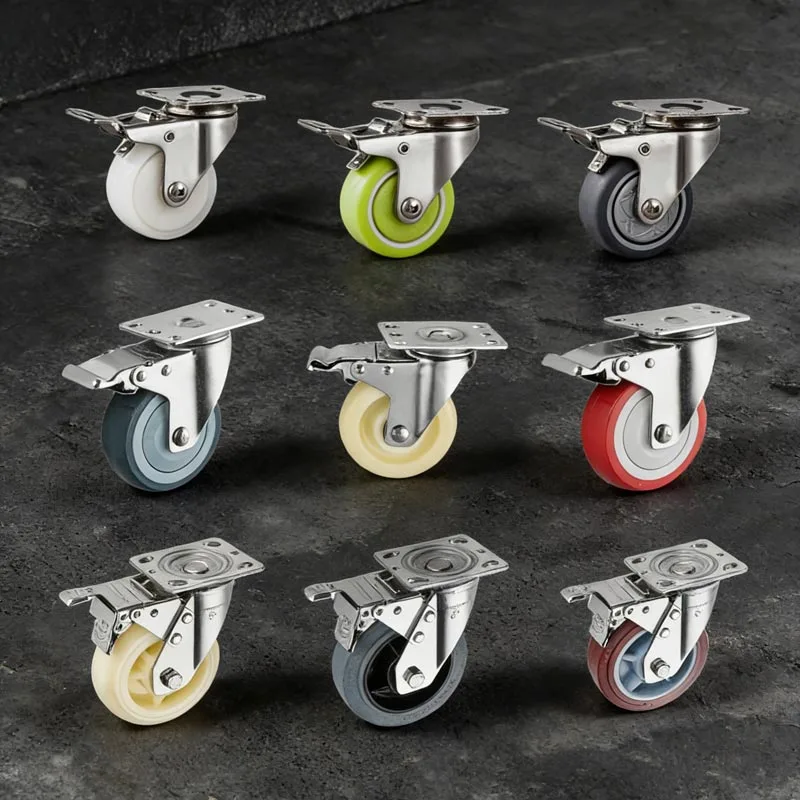 Ροδάκια από ανοξείδωτο χάλυβα