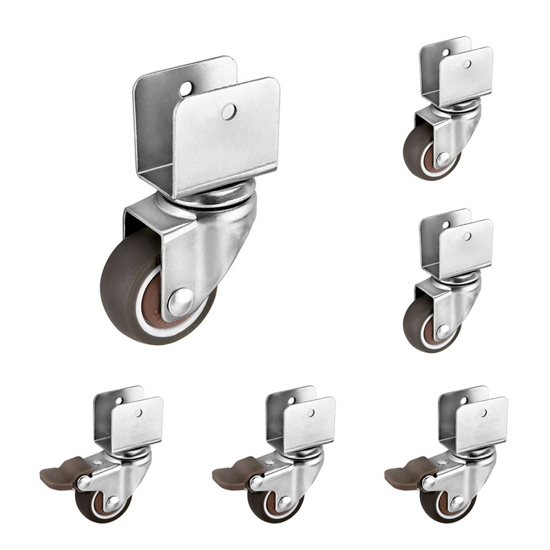 Ροδάκια επίπλων U-Bracket