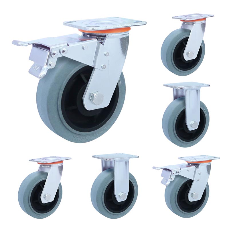 Αντιστατικοί τροχίσκοι TPR Heavy Duty 5 ιντσών