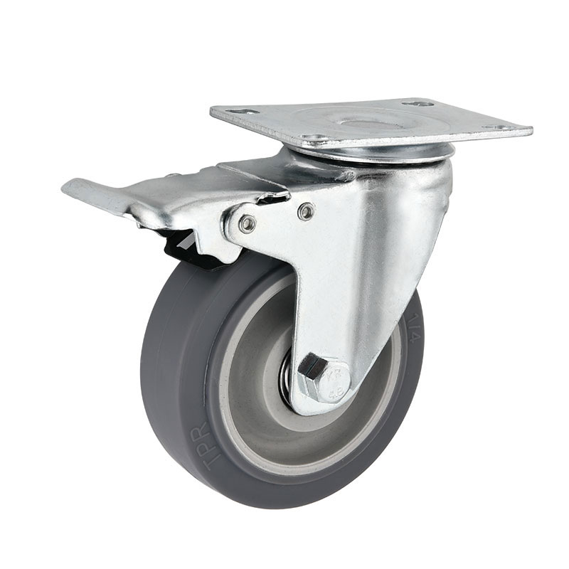 Medium Duty Casters TPR Grey