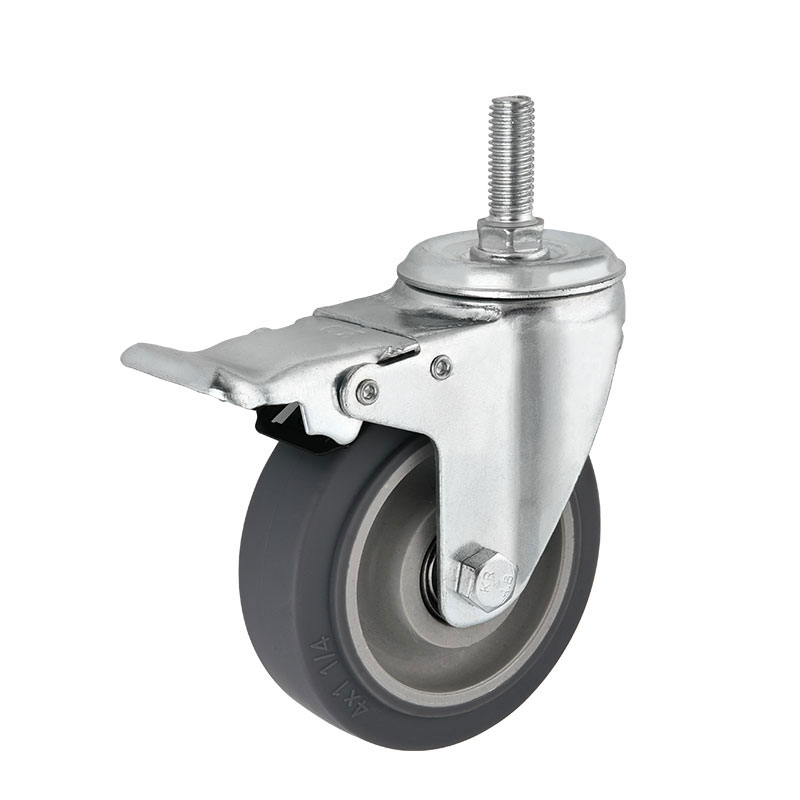 Medium Duty Casters TPR Grey